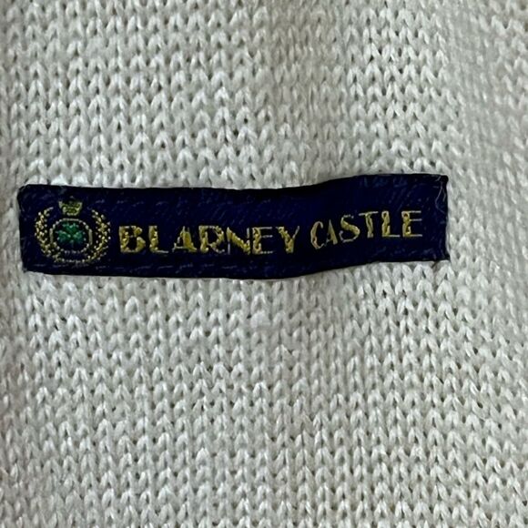 Blarney Castle Embroidered Sweater Winter White XL - Picture 5 of 6